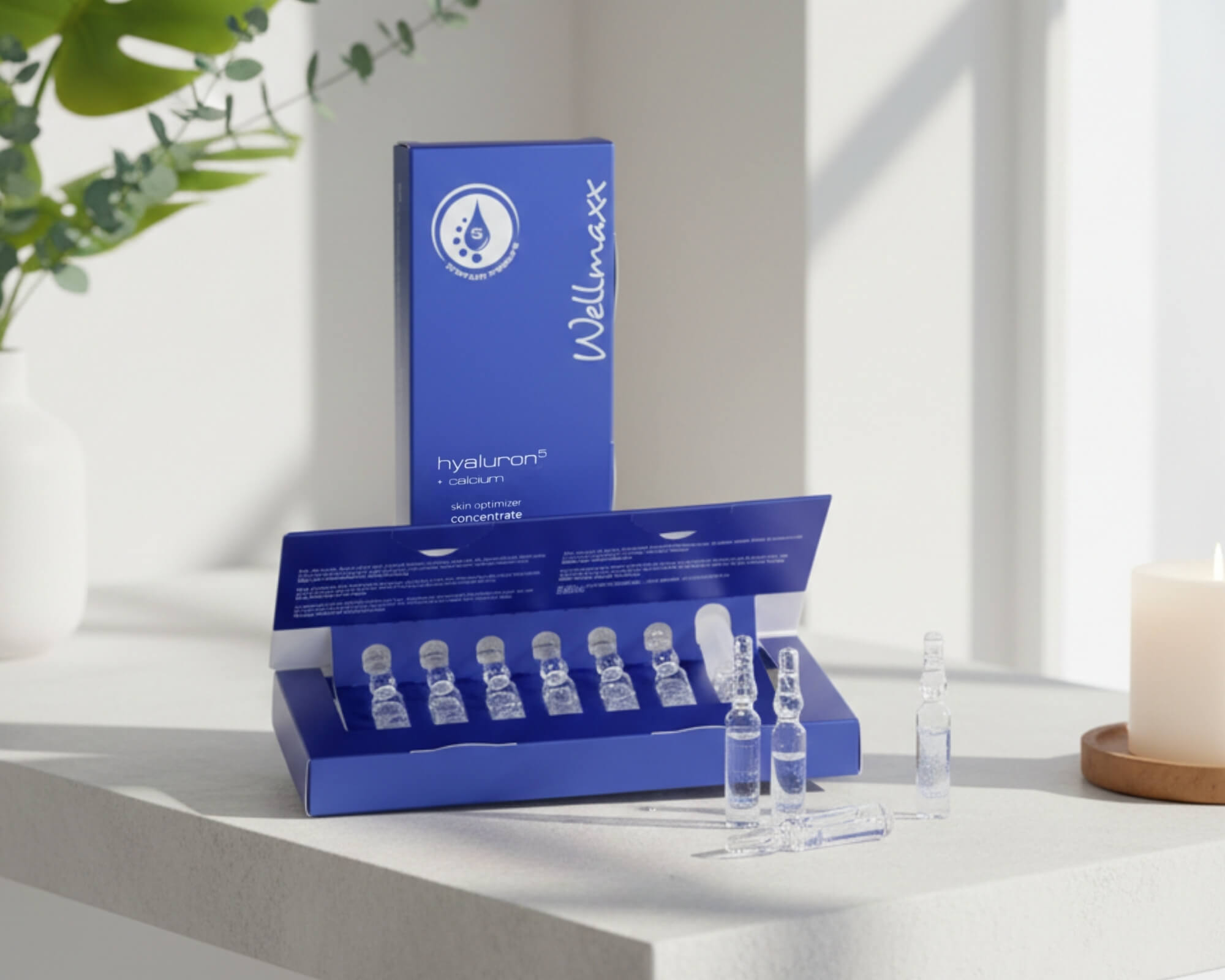 #step3 • hyaluron⁵ + calcium skin optimizer concentrate