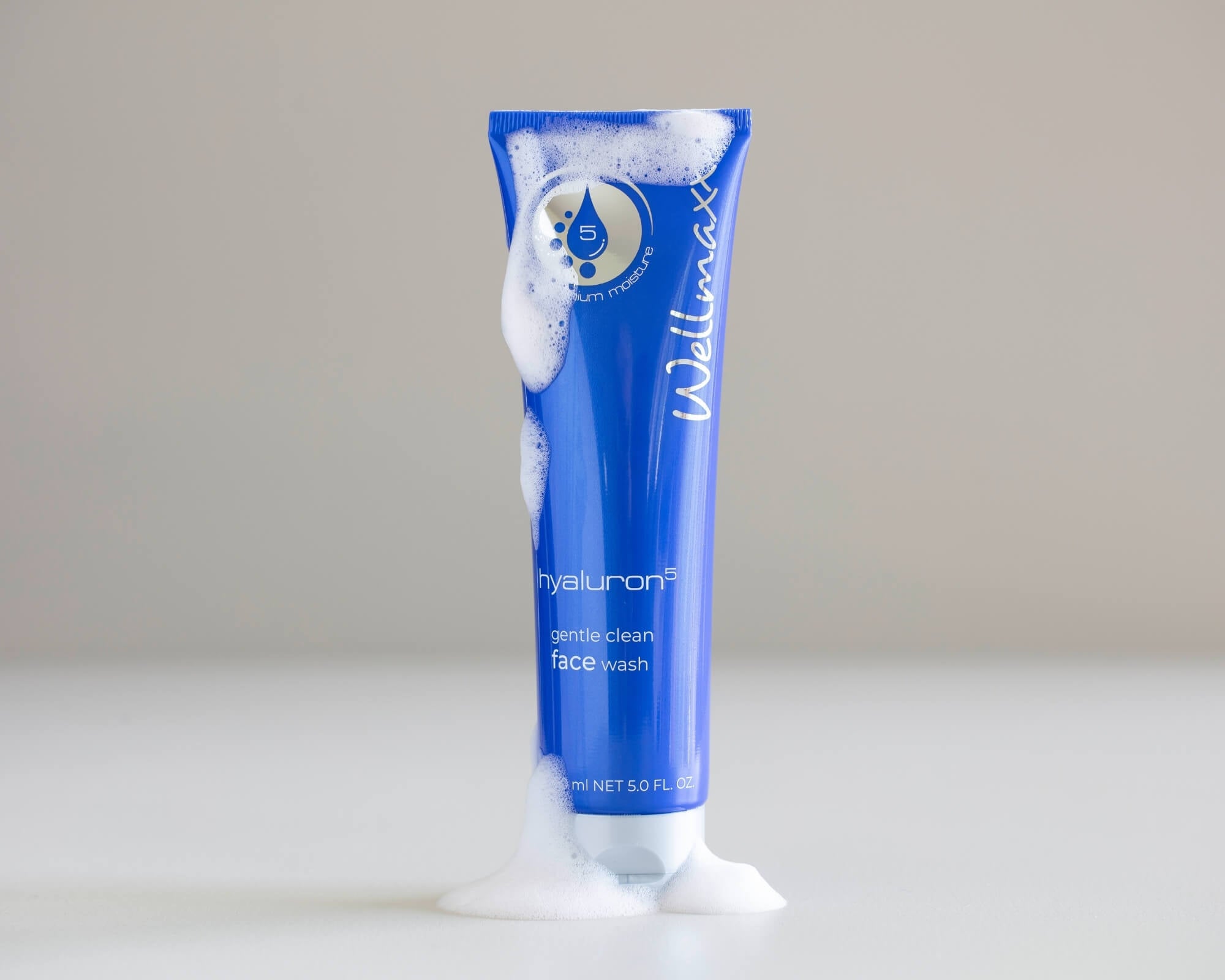 #step 1 • hyaluron⁵ gentle clean face wash