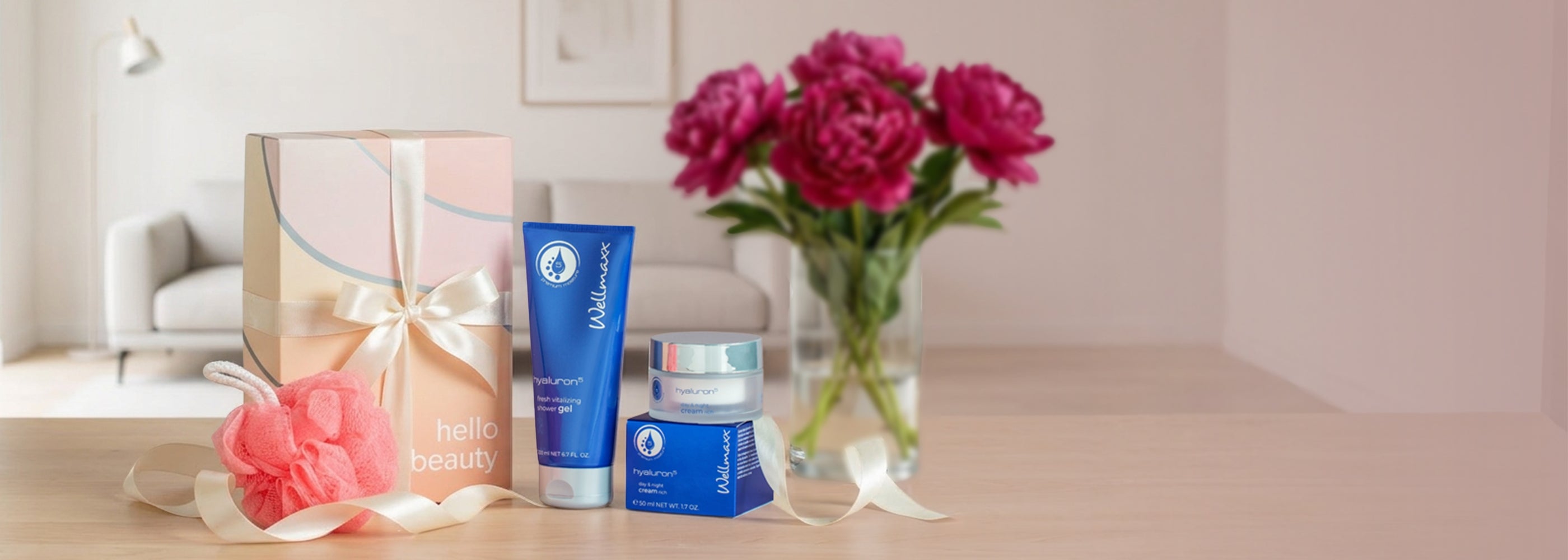geschenkbox mit hyaluron⁵ cream rich