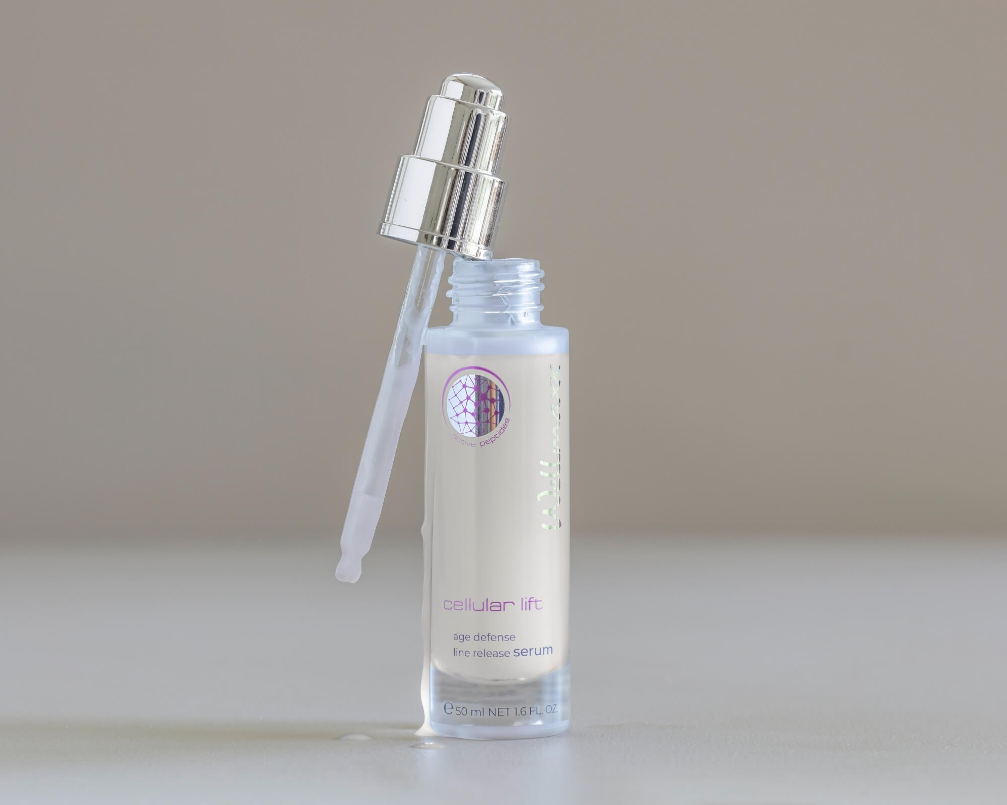 #step3 • cellular lift anti age defense line release serum