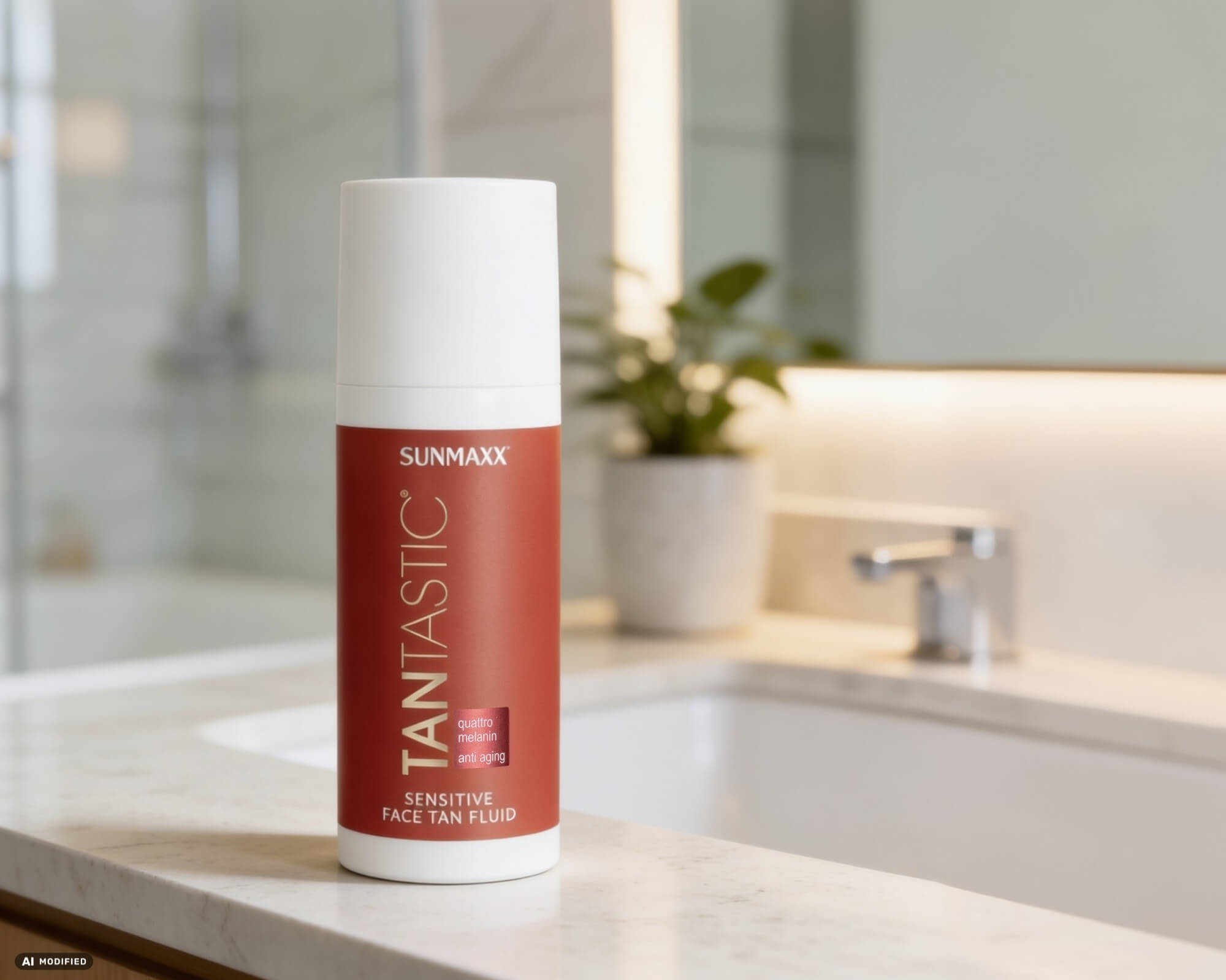#step2 • Sensitive Face Tan Fluid